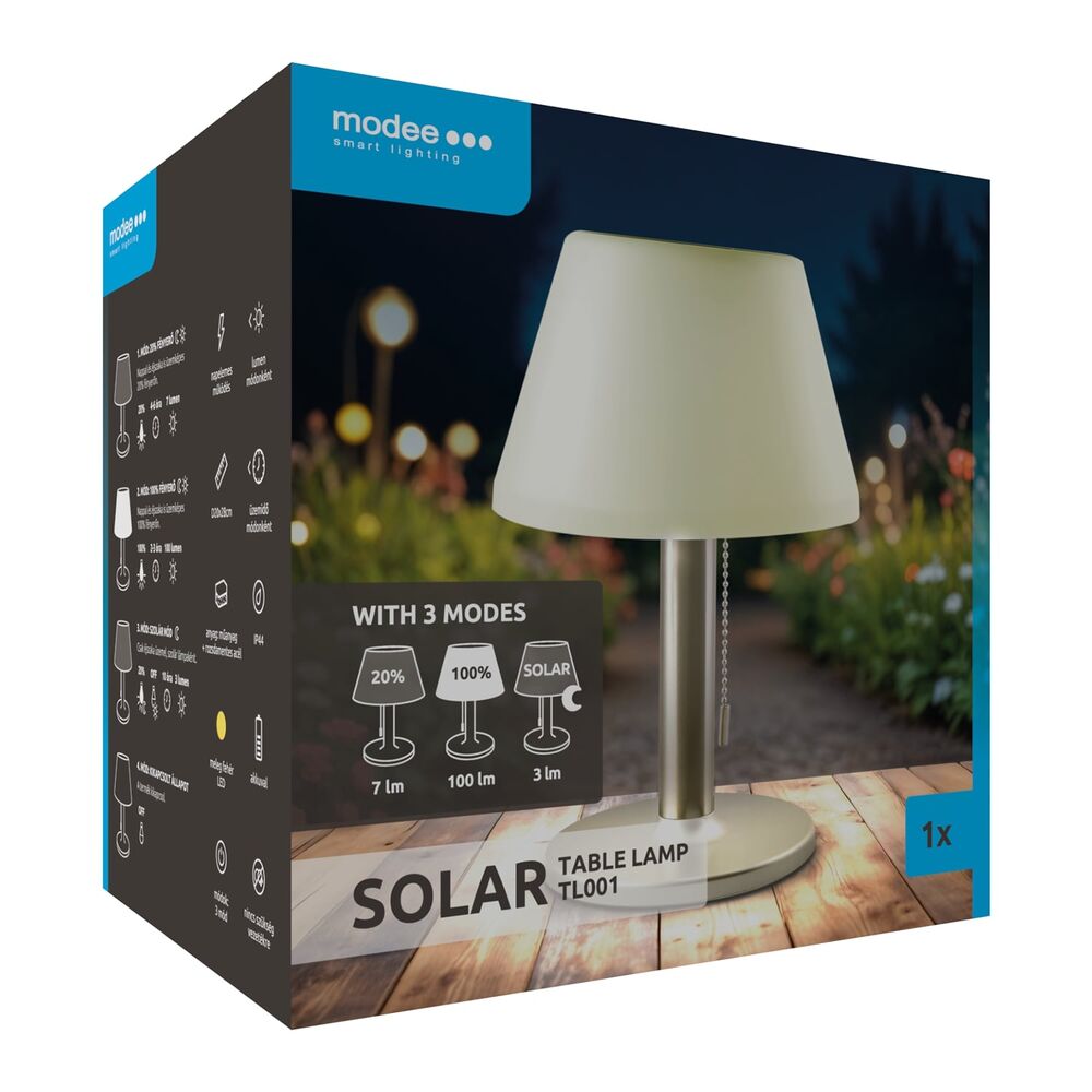 Modee Lighting LED Ηλιακό Επιτραπέζιο Φωτιστικό Modee Lighting LED Ηλιακό Επιτραπέζιο Φωτιστικό - Image 3
