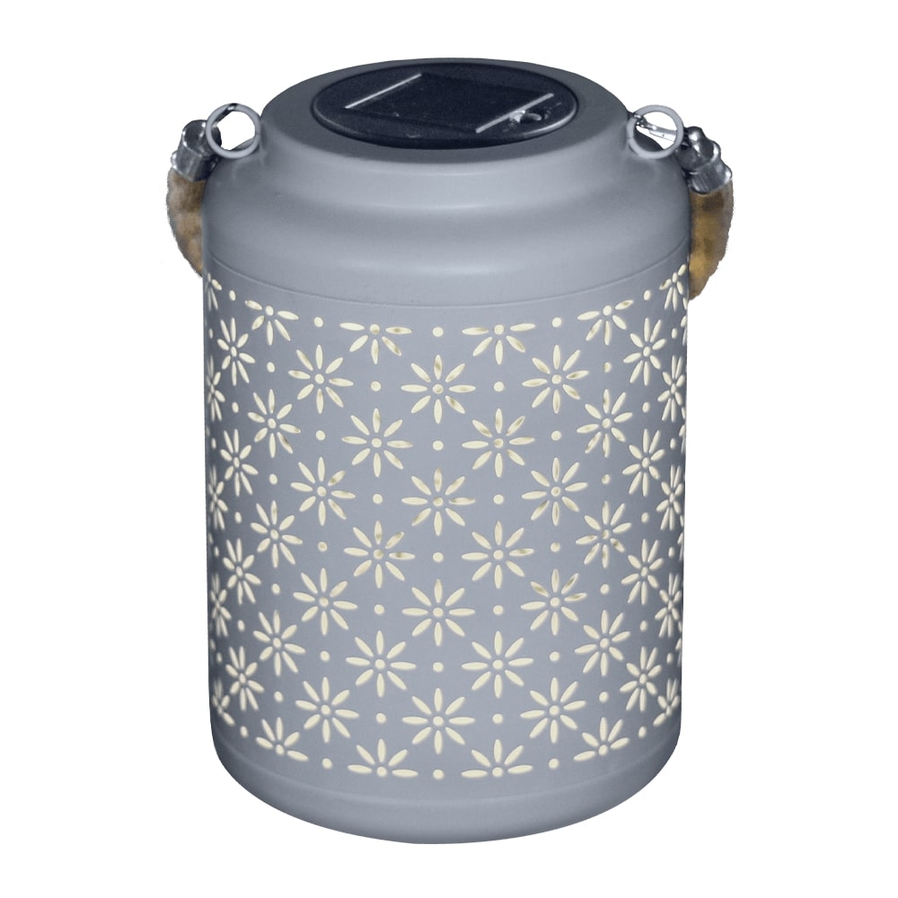 Modee Lighting LED Ηλιακό Φαναράκι LT005W (H26x17x17cm) Λευκό Modee Lighting LED Ηλιακό Φαναράκι LT005W (H26x17x17cm) Λευκό - Image 2