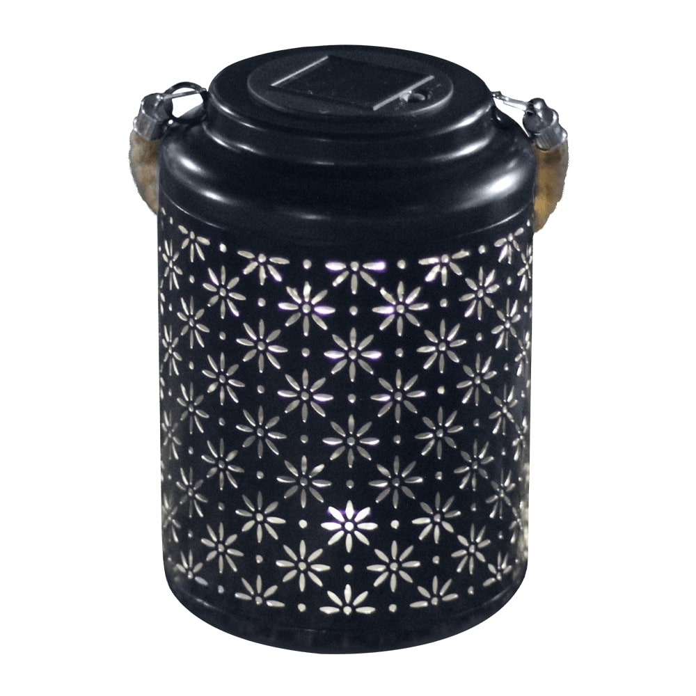 Modee Lighting LED Ηλιακό Φαναράκι Κήπου LT005B (H26x17x17cm) Μαύρο Modee Lighting LED Ηλιακό Φαναράκι Κήπου LT005B (H26x17x17cm) Μαύρο - Image 2