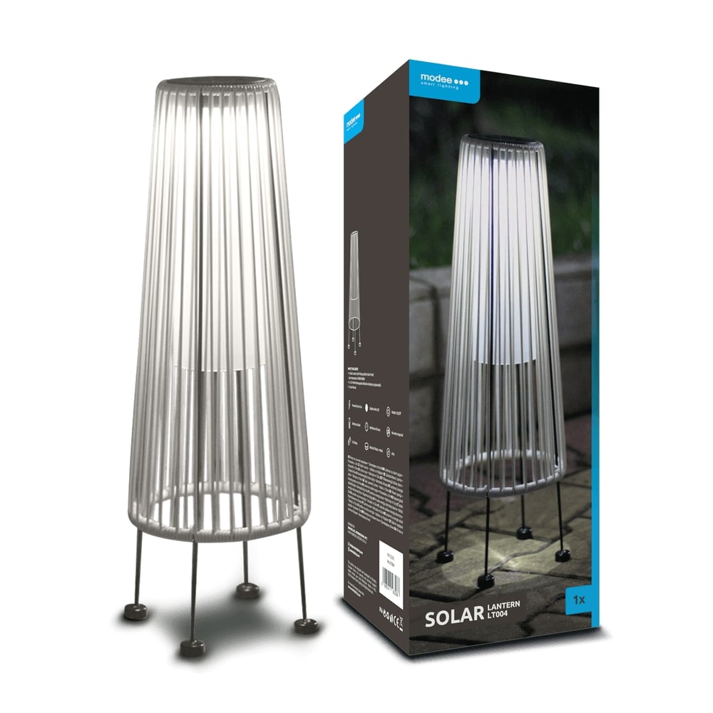 Modee Lighting LED Ηλιακό Φωτιστικό Κήπου H48x17x17cm Modee Lighting LED Ηλιακό Φωτιστικό Κήπου H48x17x17cm - Image 2