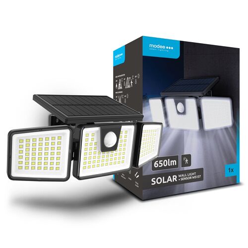 Modee Lighting Ηλιακός Προβολέας LED WS137 με Αισθητήρα (650 lumen) Modee Lighting Ηλιακός Προβολέας LED WS137 με Αισθητήρα (650 lumen) - Image 2