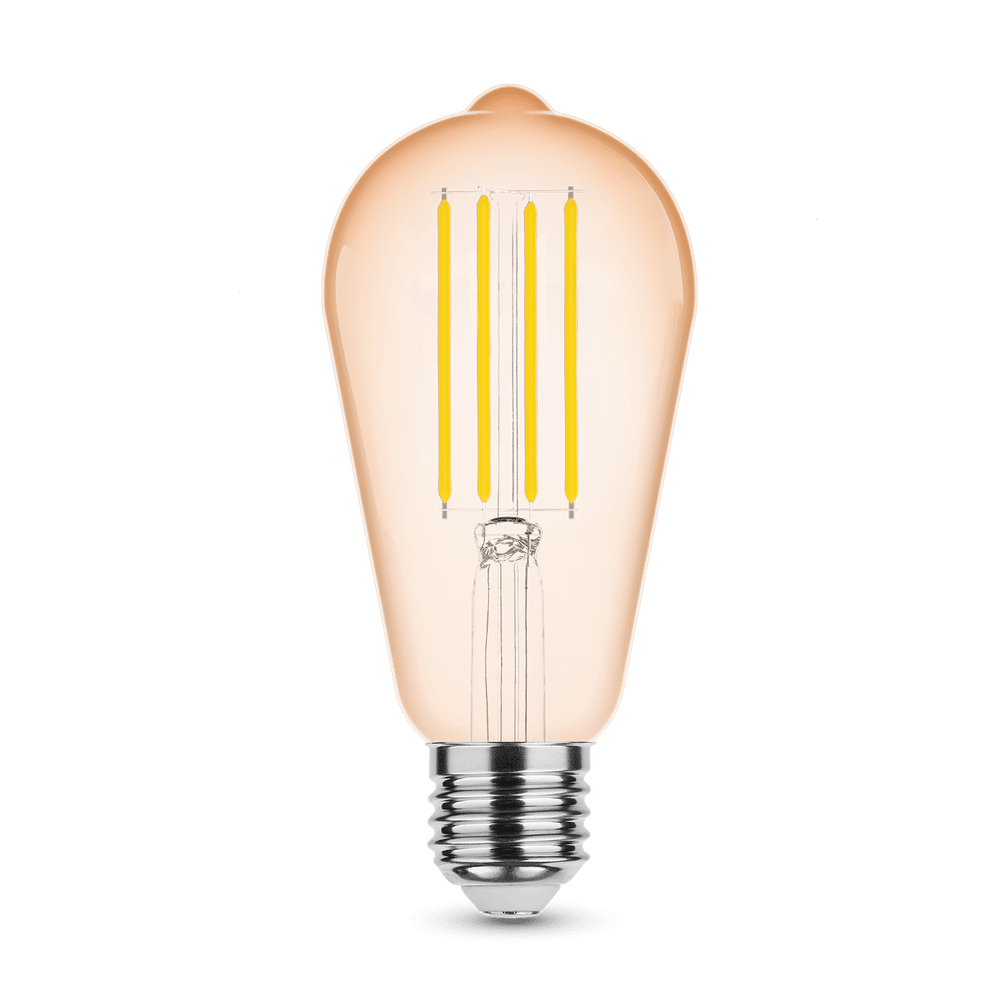 Modee Lighting Λαμπτήρας LED Filament Amber ST64 4W E27 320° 1800K (320 lumen) Modee Lighting Λαμπτήρας LED Filament Amber ST64 4W E27 320° 1800K (320 lumen) - Image 2