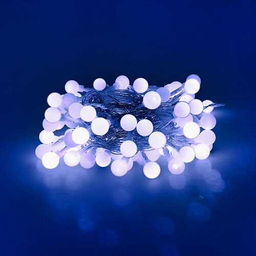 Modee Lighting Χριστουγεννιάτικα Λαμπάκια LED Τύπου Berry με Τροφοδοτικό (100LED/10m/10cm) Ψυχρό Λευκό Modee Lighting Χριστουγεννιάτικα Λαμπάκια LED Τύπου Berry με Τροφοδοτικό (100LED/10m/10cm) Ψυχρό Λευκό - Image 2