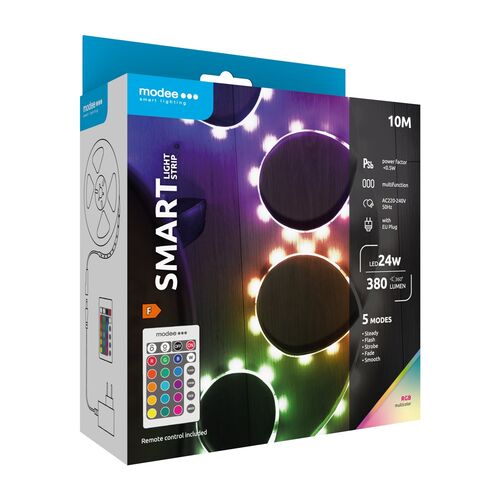 Modee Smart Ταινία LED 24W IP20 RGB με Τηλεχειριστήριο 10m Modee Smart Ταινία LED 24W IP20 RGB με Τηλεχειριστήριο 10m - Image 2