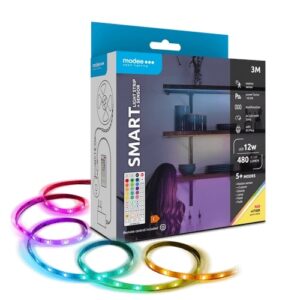 Modee Smart Ταινία LED με Τηλεχειριστήριο & Αισθητήρα 12W IP20 2700K RGB 480lm 3m