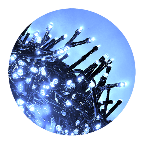 Modee Χριστουγεννιάτικα Φωτάκια LED με Τροφοδοτικό (384LED/2.1m) Ψυχρό Λευκό Modee Χριστουγεννιάτικα Φωτάκια LED με Τροφοδοτικό (384LED/2.1m) Ψυχρό Λευκό - Image 2