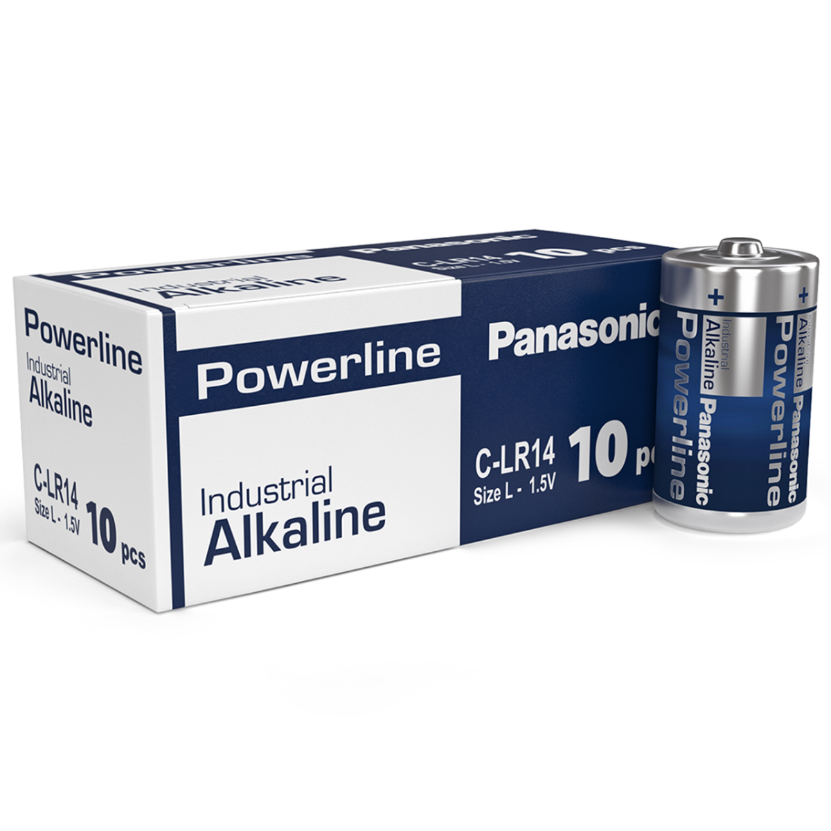 Panasonic Powerline C LR14AD Αλκαλική Μπαταρία (10τμχ) Panasonic Powerline C LR14AD Αλκαλική Μπαταρία (10τμχ)