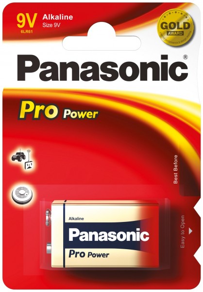 Panasonic Pro Power 6LR61 9V (1τμχ) Panasonic Pro Power 6LR61 9V (1τμχ)