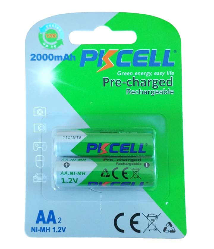 Pkcell Επαναφορτιζόμενη RTU AA2000-2B (2τμχ) Pkcell Επαναφορτιζόμενη RTU AA2000-2B (2τμχ)