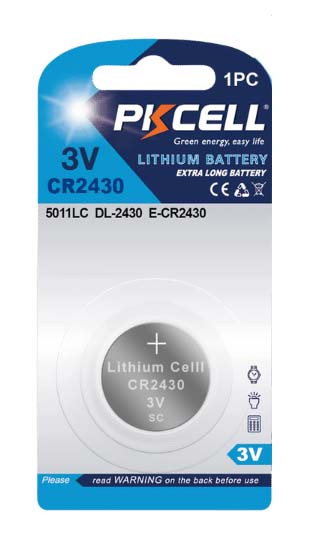Pkcell Κουμπί Λιθίου CR2430 (1 τμχ) Pkcell Κουμπί Λιθίου CR2430 (1 τμχ)