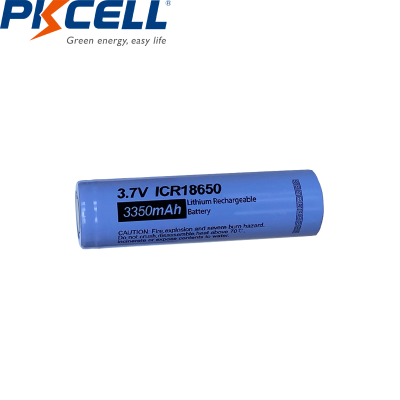 Pkcell Μπαταρία Flat Top (Επίπεδης Κορυφής) ICR18650 3.7V 3350mAh PCB Pkcell Μπαταρία Flat Top (Επίπεδης Κορυφής) ICR18650 3.7V 3350mAh PCB