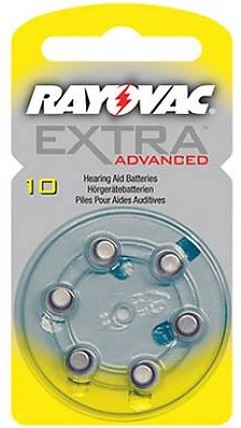 Rayovac Extra Advanced Βαρηκοΐας 10 (6τμχ) Rayovac Extra Advanced Βαρηκοΐας 10 (6τμχ)