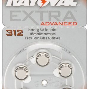 Rayovac Extra Advanced Βαρηκοΐας 312 (6τμχ)