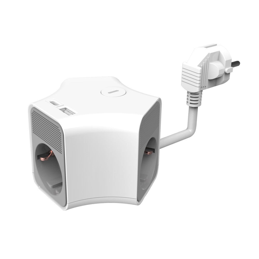 Technik Professional Στρογγυλό Πολύπριζο 3 Θέσεων 1,4m + USB-A + USB-C 16A Technik Professional Στρογγυλό Πολύπριζο 3 Θέσεων 1