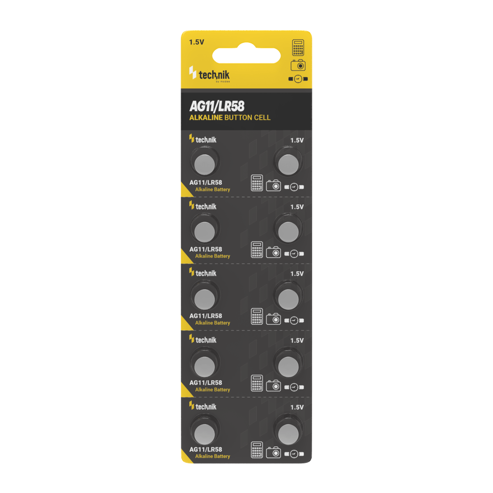 Technik Αλκαλικές Μπαταρίες Κουμπιά Platinum AG11 / LR58 / 162 / 362 1.5V B10 Technik Αλκαλικές Μπαταρίες Κουμπιά Platinum AG11 / LR58 / 162 / 362 1.5V B10