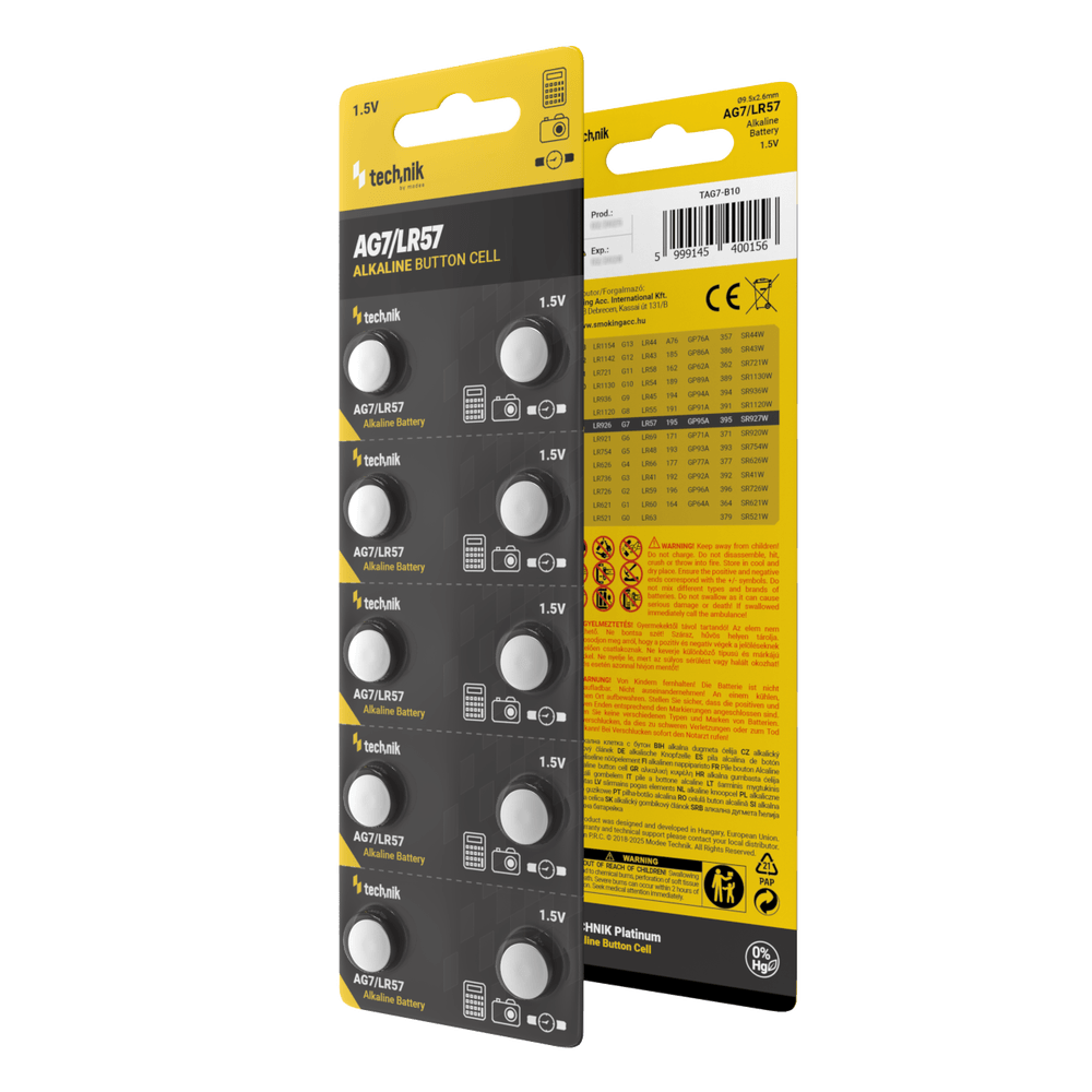 Technik Αλκαλική Μπαταρια Platinum AG7 / LR57 / 195 / 395 1.5V B10 Technik Αλκαλική Μπαταρια Platinum AG7 / LR57 / 195 / 395 1.5V B10 - Image 2