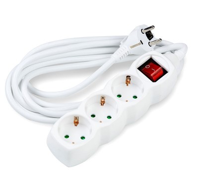 Technik Πολύπριζο 3 Θέσεων 3x1,5mm 1.5m με Διακόπτη Technik Πολύπριζο 3 Θέσεων 3x1