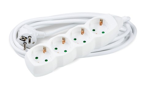 Technik Πολύπριζο 4 Θέσεων 3x1,5mm 5m Technik Πολύπριζο 4 Θέσεων 3x1
