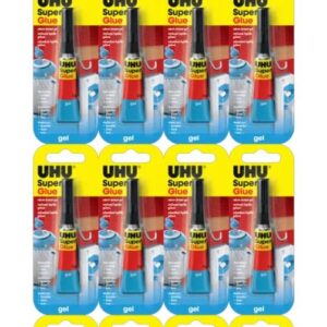 UHU Superglue Κόλλα Gel Jumbo 2g B12 (12τμχ)