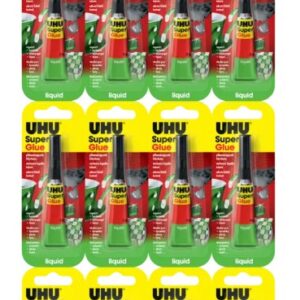 UHU Superglue Υγρή Κόλλα Jumbo 3g B12 (12τμχ)