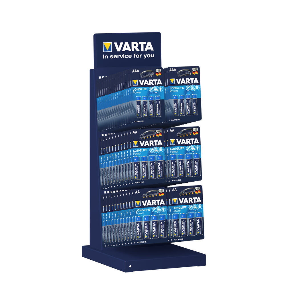 VARTA Μεταλλικό Stand Display με 6 Θέσεις 9026 100 008 Άδειο VARTA Μεταλλικό Stand Display με 6 Θέσεις 9026 100 008 Άδειο