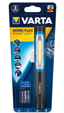 VARTA Φακός Εργασίας 17647 Work Flex Pocket Light LED 3xAAA (Περιλαμβ.) VARTA Φακός Εργασίας 17647 Work Flex Pocket Light LED 3xAAA (Περιλαμβ.)