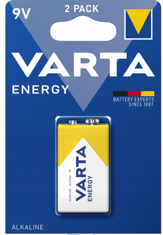 Varta Energy Αλκαλική Μπαταρία 9V (1 τμχ) Varta Energy Αλκαλική Μπαταρία 9V (1 τμχ)