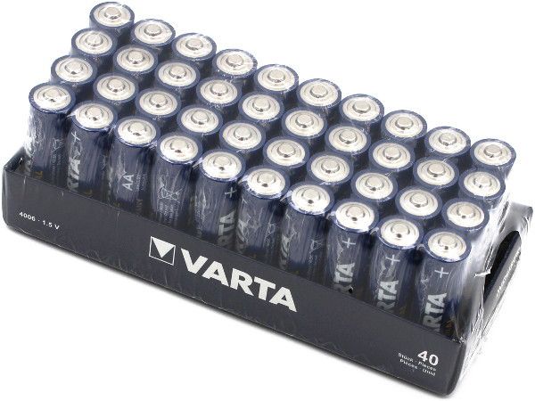 Varta LR6 Χύμα LR6 AA (40τμχ) Varta LR6 Χύμα LR6 AA (40τμχ)