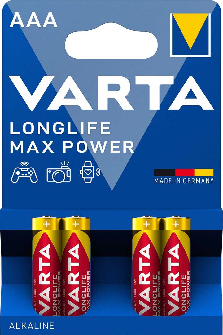 Varta Longlife Max LR03 AAA (4τμχ) Varta Longlife Max LR03 AAA (4τμχ)
