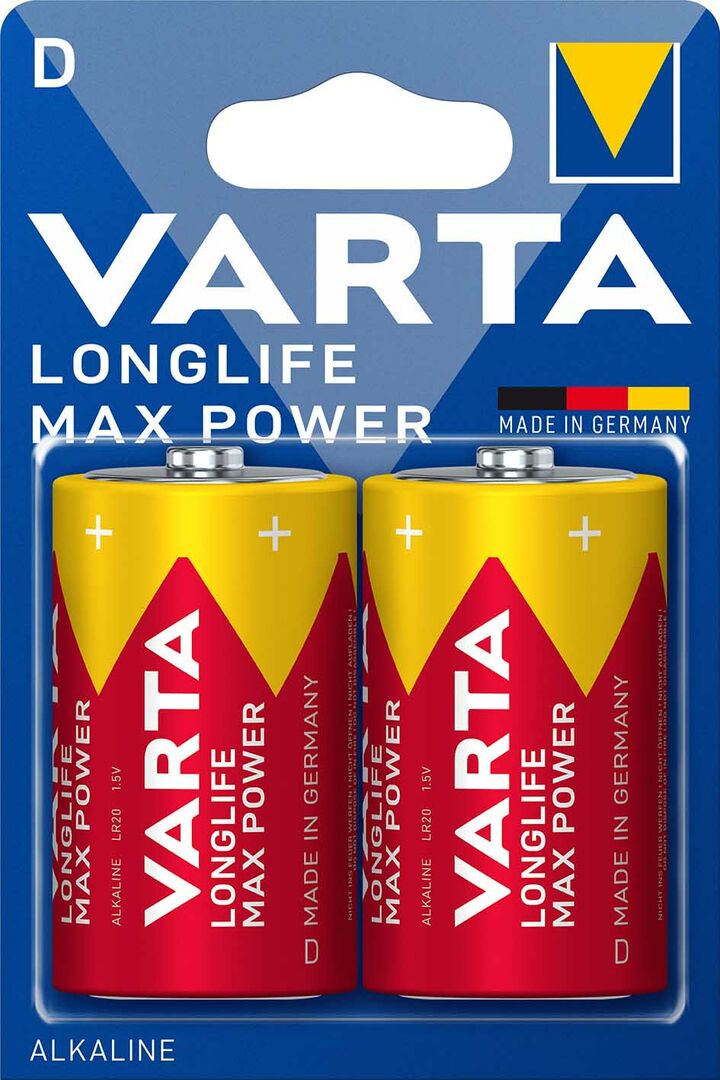 Varta Longlife Max LR20 D (2τμχ) Varta Longlife Max LR20 D (2τμχ)