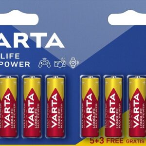 Varta Longlife Max Mignon Battery AA B5+3