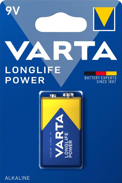 Varta Longlife Power 6LR61 9V (1τμχ) Varta Longlife Power 6LR61 9V (1τμχ)