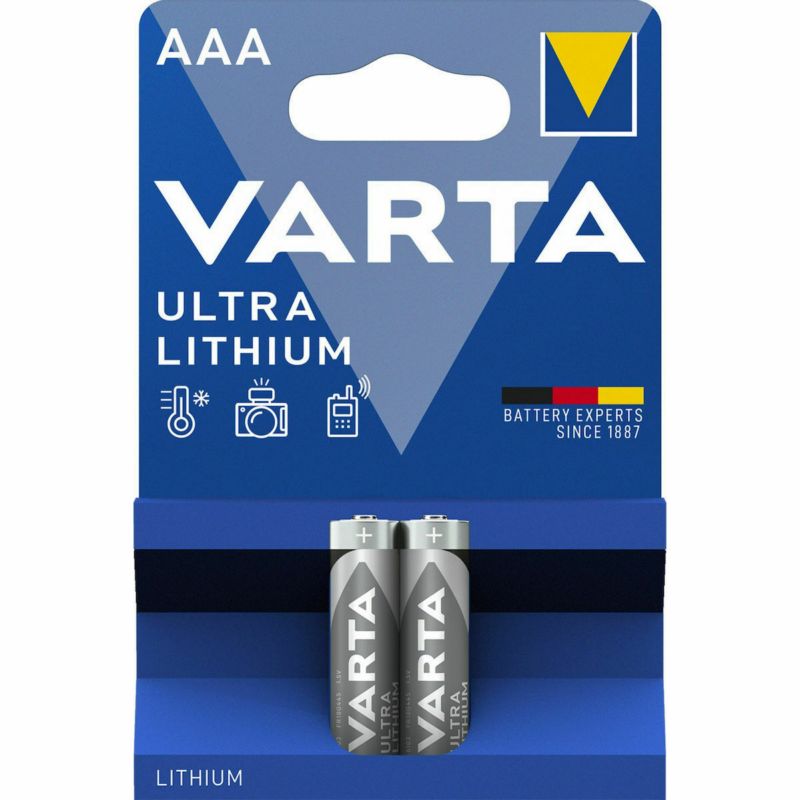 Varta Ultra Λιθίου 6103 AAA (2τμχ) Varta Ultra Λιθίου 6103 AAA (2τμχ)