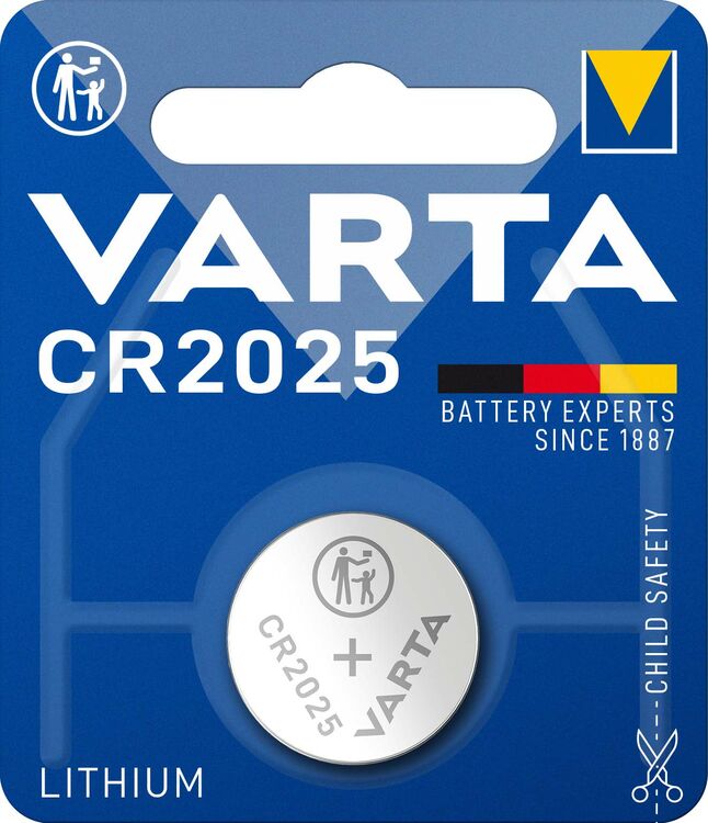 Varta Κουμπί Λιθίου CR2025 (1τμχ) Varta Κουμπί Λιθίου CR2025 (1τμχ)