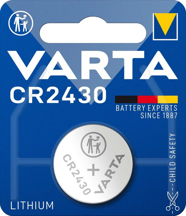 Varta Κουμπί Λιθίου CR2430 (1τμχ) Varta Κουμπί Λιθίου CR2430 (1τμχ)