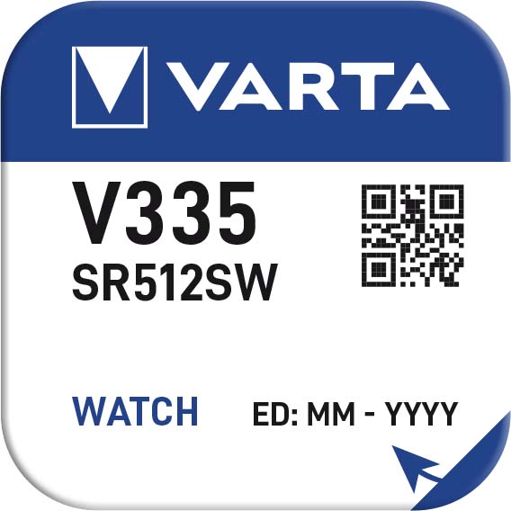 Varta Ρολογιού V335 (1τμχ) Varta Ρολογιού V335 (1τμχ)