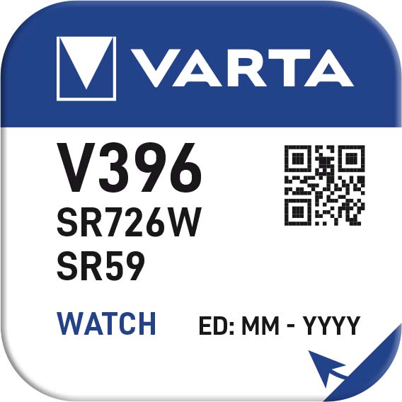 Varta Ρολογιού V396 (1τμχ) Varta Ρολογιού V396 (1τμχ)