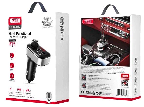 XO BCC010 Φορτιστής Αυτοκινήτου Bluetooth MP3 +5V3.1A XO BCC010 Φορτιστής Αυτοκινήτου Bluetooth MP3 +5V3.1A - Image 3