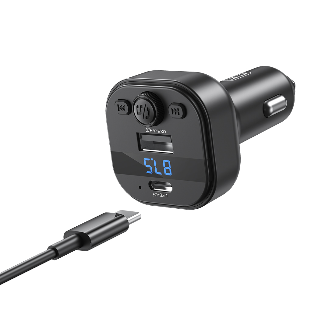 XO BCC18 Smart Bluetooth MP3 Charger Car 3A + Type-C Σετ XO BCC18 Smart Bluetooth MP3 Charger Car 3A + Type-C Σετ - Image 2