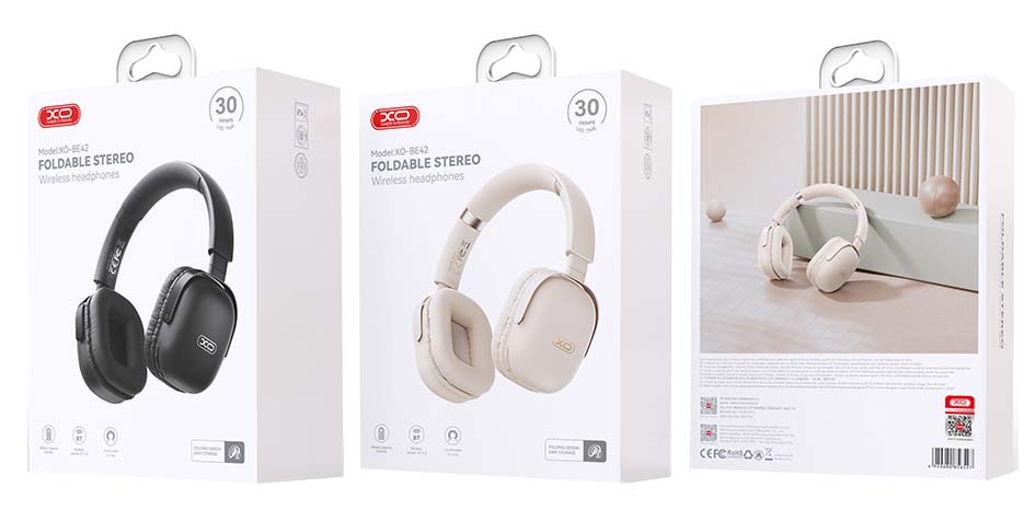 XO BE42 Scarlet Μεταλλικά Αναδιπλούμενα Ακουστικά Bluetooth (Μαύρο) XO BE42 Scarlet Μεταλλικά Αναδιπλούμενα Ακουστικά Bluetooth (Μαύρο) - Image 5