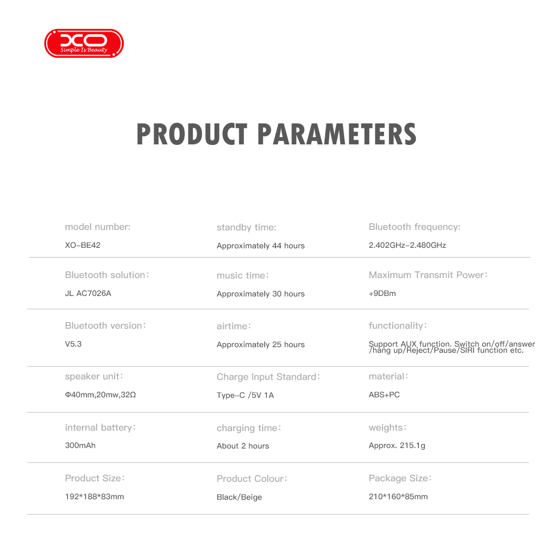 XO BE42 Scarlet Μεταλλικά Αναδιπλούμενα Ακουστικά Bluetooth (Μαύρο) XO BE42 Scarlet Μεταλλικά Αναδιπλούμενα Ακουστικά Bluetooth (Μαύρο) - Image 6