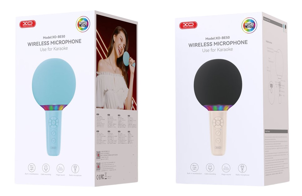 XO BE50 Lollipop Μικρόφωνο Bluetooth Μπεζ XO BE50 Lollipop Μικρόφωνο Bluetooth Μπεζ - Image 5
