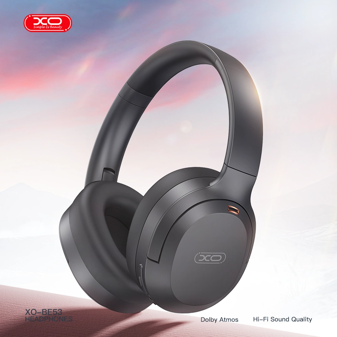 XO BE53 Ακουστικά Κεφαλής Bluetooth Tough Style με Περιστρεφόμενη Στέκα & ANC Μαύρα XO BE53 Ακουστικά Κεφαλής Bluetooth Tough Style με Περιστρεφόμενη Στέκα & ANC Μαύρα - Image 5