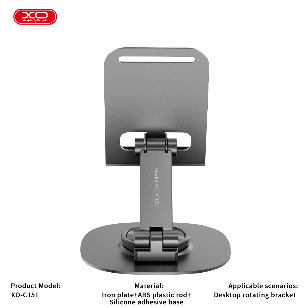 XO C151 Μεταλλική 360° Περιστρεφόμενη Επιτραπέζια Βάση Κινητού XO C151 Μεταλλική 360° Περιστρεφόμενη Επιτραπέζια Βάση Κινητού - Image 5