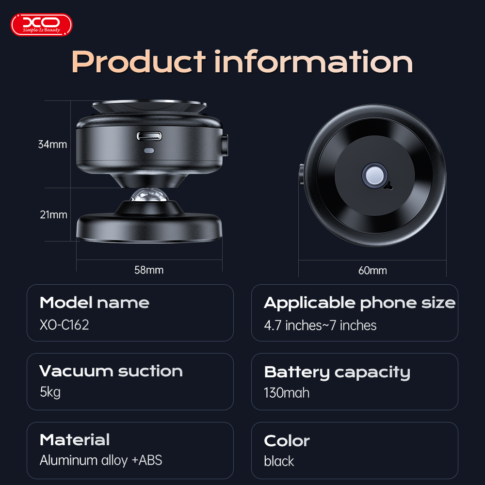 XO-C162 Μαγνητική Βάση με Απορρόφηση XO-C162 Μαγνητική Βάση με Απορρόφηση - Image 7