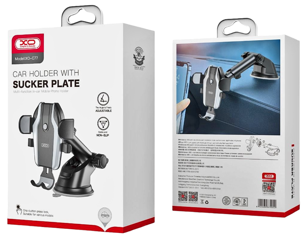 XO C77 Βάση Αυτοκινήτου με Βεντούζα XO C77 Βάση Αυτοκινήτου με Βεντούζα - Image 5