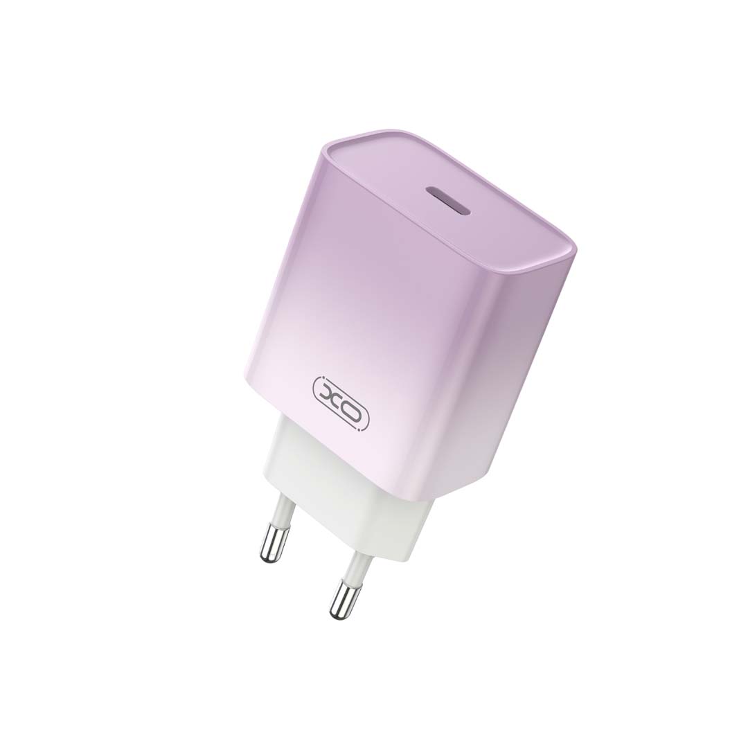 XO CE18 USB-C Φορτιστής Γρήγορης Φόρτισης EU 30W (Μωβ) XO CE18 USB-C Φορτιστής Γρήγορης Φόρτισης EU 30W (Μωβ)