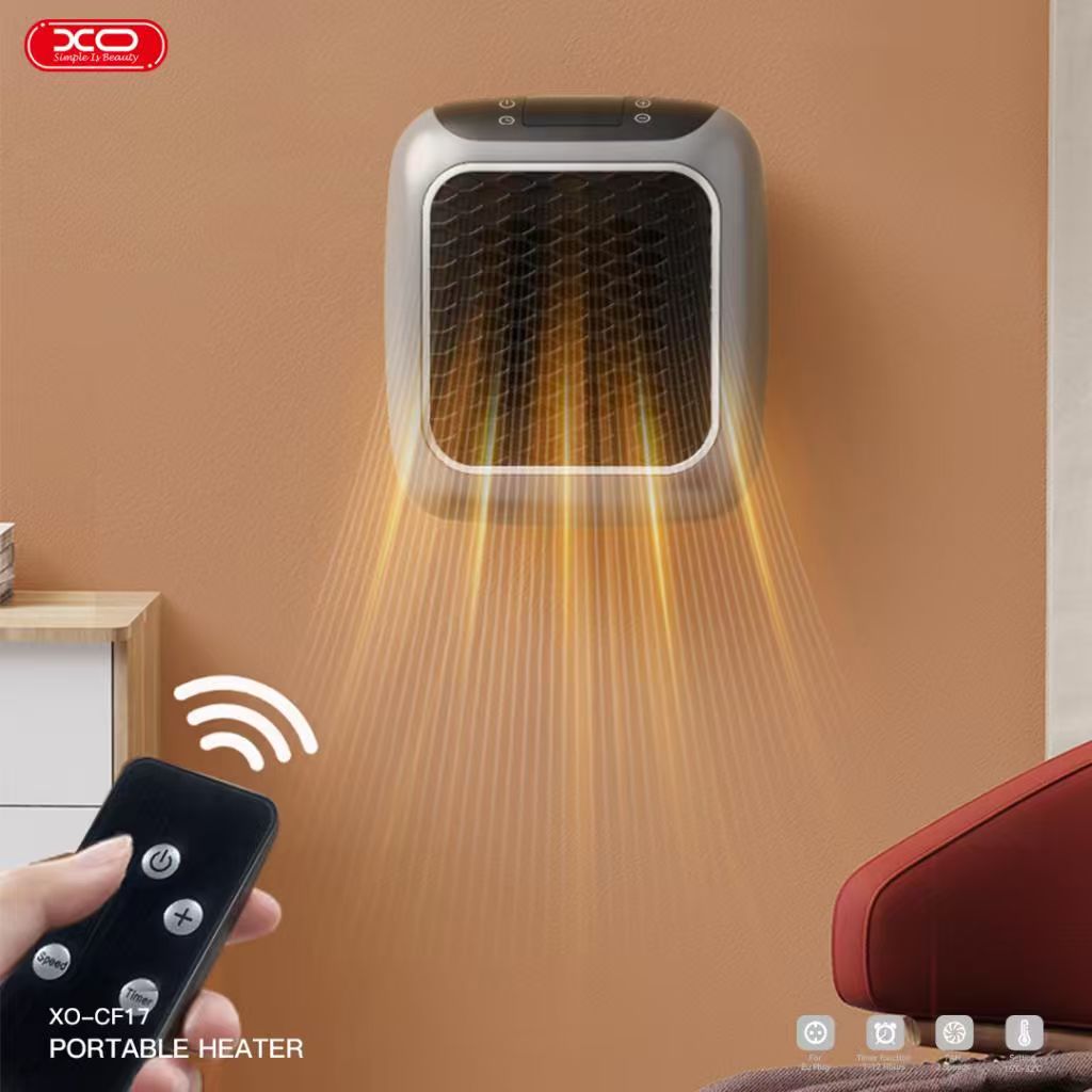 XO CF17 Mini Φορητή Μονάδα Θέρμανσης Τετράγωνη 400W XO CF17 Mini Φορητή Μονάδα Θέρμανσης Τετράγωνη 400W - Image 3