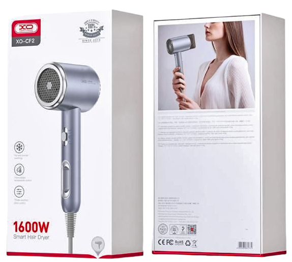 XO CF2 1600W Πιστολάκι Μαλλιών Ταξιδίου Μπλέ XO CF2 1600W Πιστολάκι Μαλλιών Ταξιδίου Μπλέ - Image 14