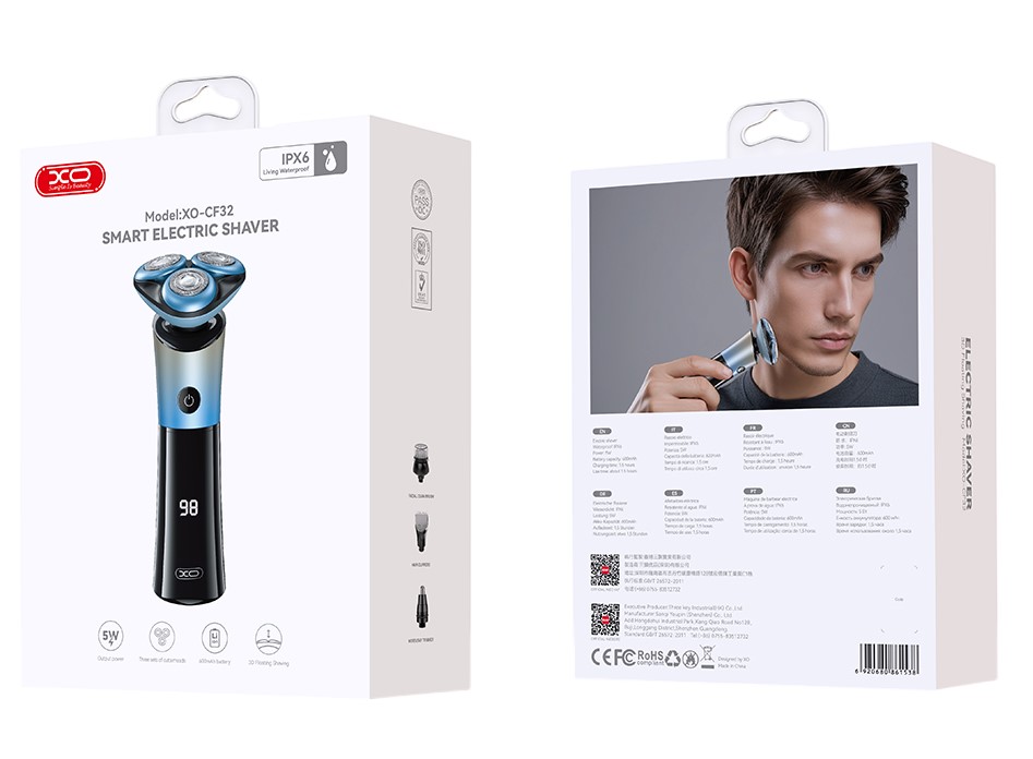 XO CF32 Πολυλειτουργική Ξυριστική Μηχανή σετ XO CF32 Πολυλειτουργική Ξυριστική Μηχανή σετ - Image 5